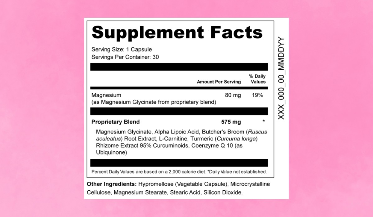 Arialief - Supplement Facts