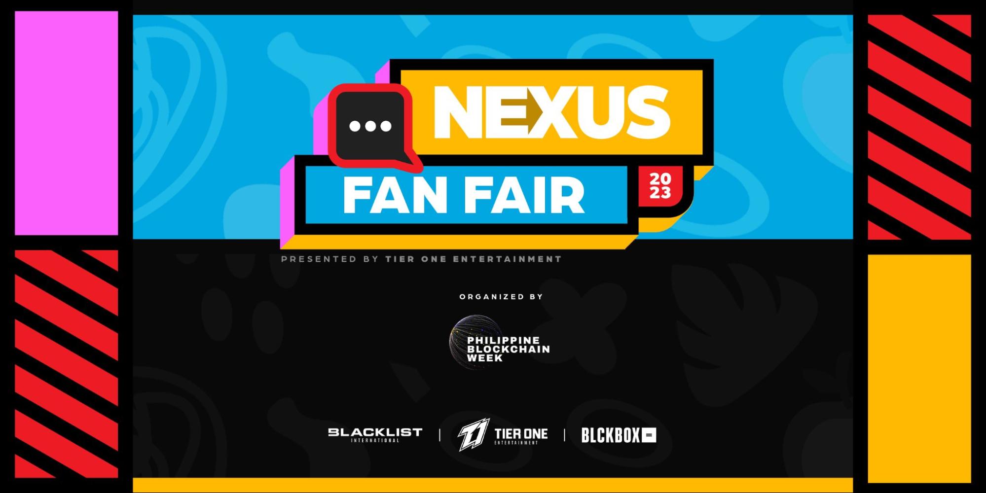 The NEXUS FAN FAIR 2023 is a pop culture expo presented by Tier One Entertainment and organized by Philippine Blockchain Week 2023, featuring some of this year's top games, technology, entertainment, music and more. The event is taking place in Manila, the Philippines, from Sept. 19 to 21.