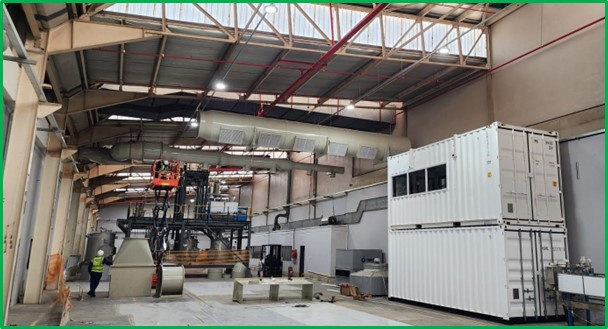 Installation of Control Room Units and Preparation for Next Process Modules