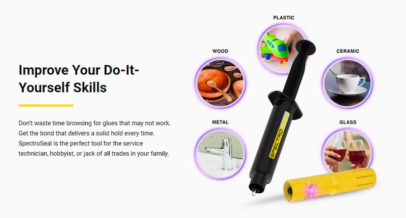 UV Glue 5 Second Fix UV Activated Glue Plastic Welding Light Repair Pen for  Wood Plastic Metal Ceramic : : DIY & Tools