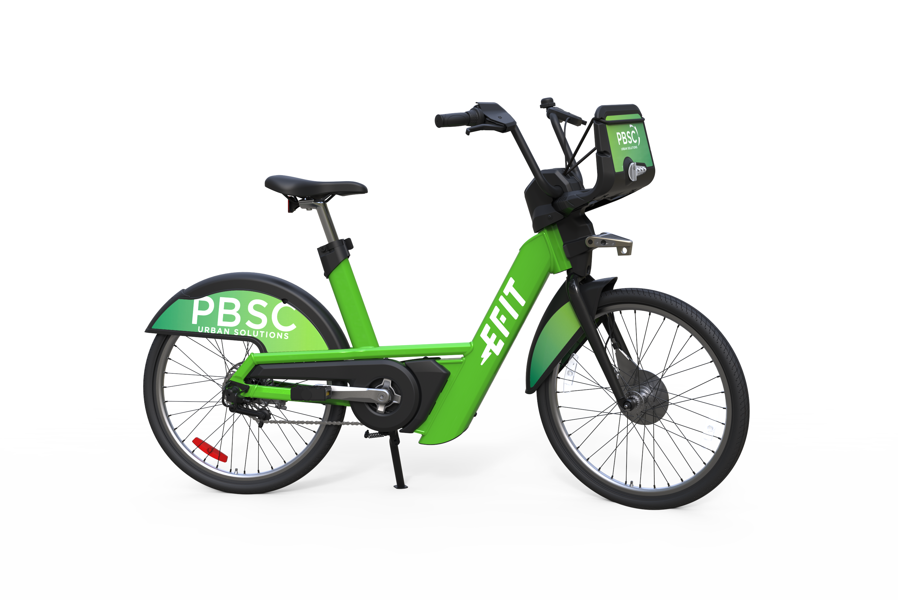 Dubai's electric bike-share system, Careem Bike, will be made up of Canadian firm PBSC's E-FIT model. 