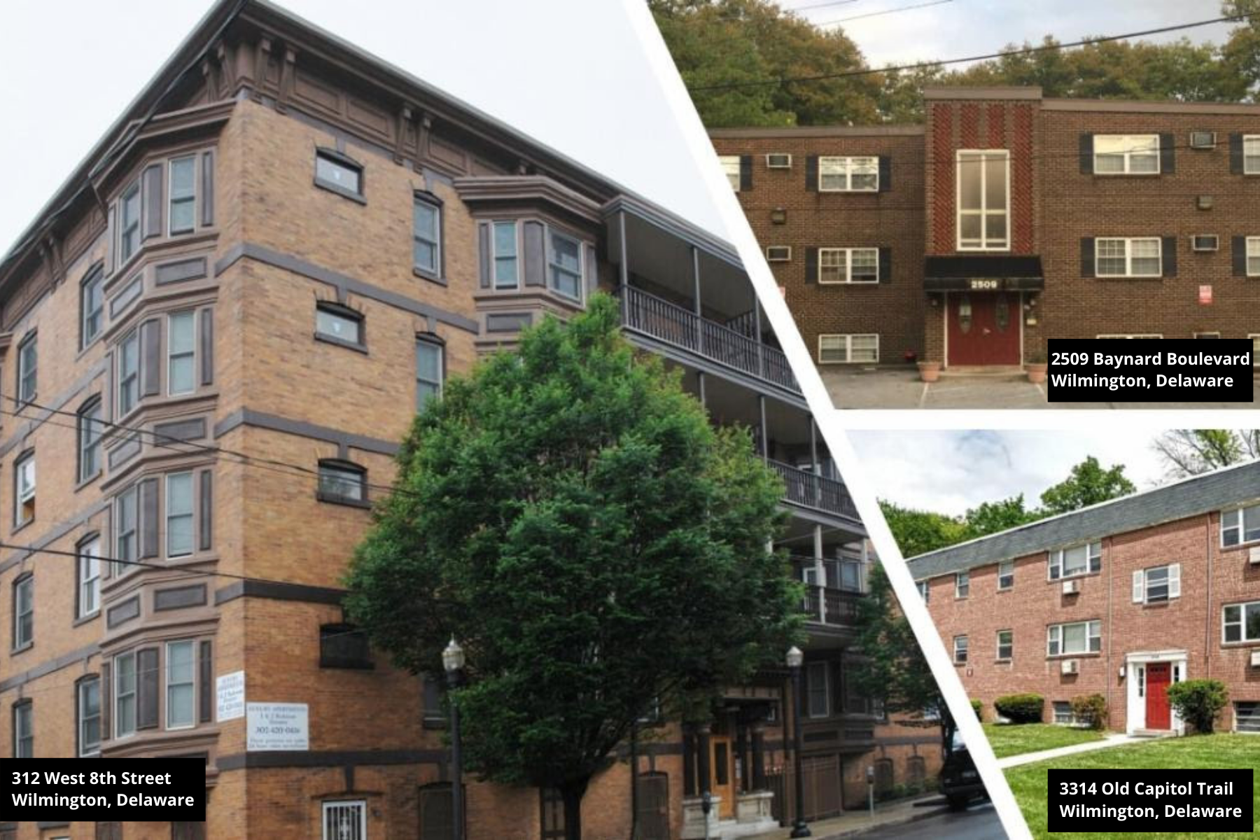 Wilmington, DE Apartment Complexes sold by RRA/GREA