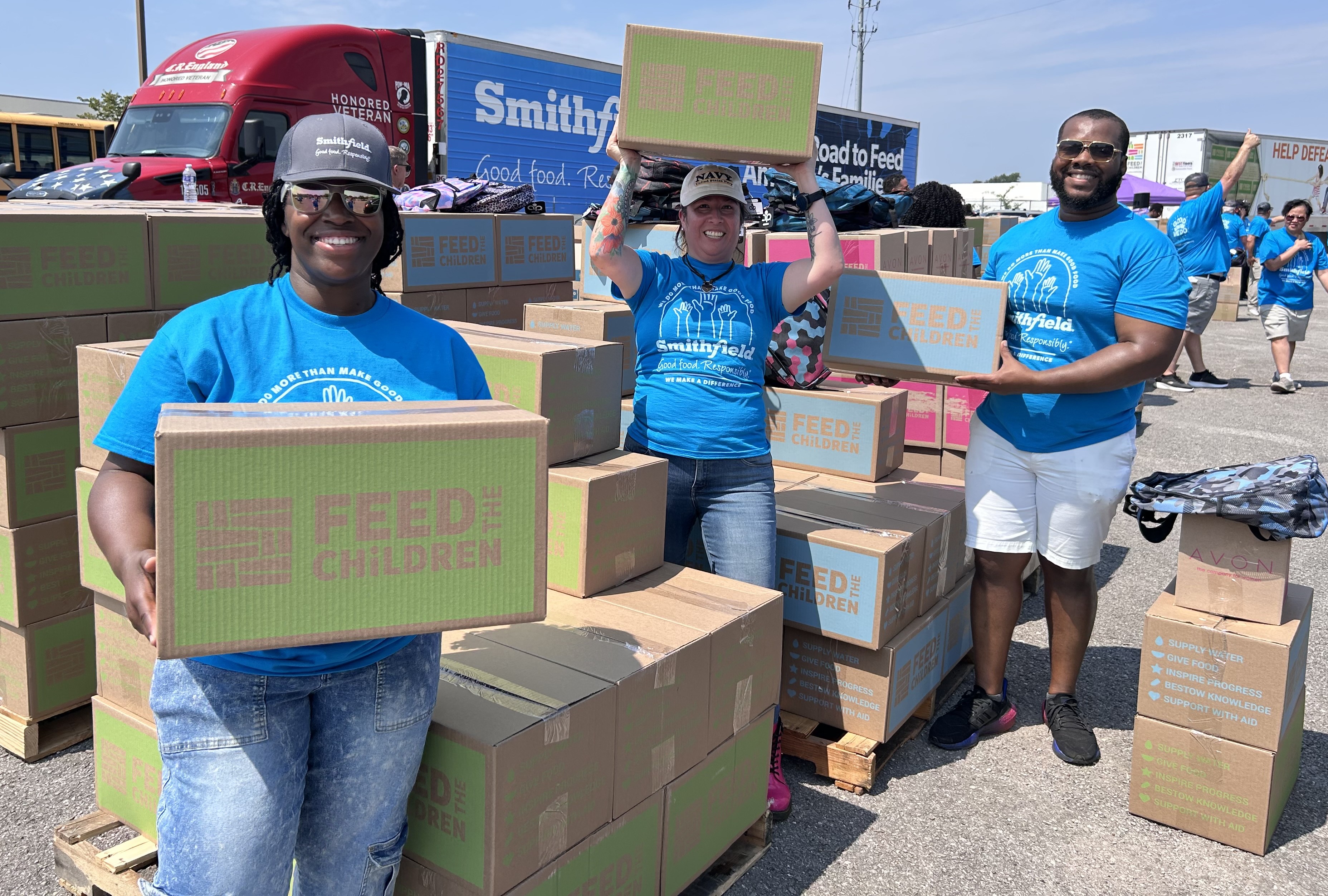 Smithfield Foods and Feed the Children Resource Rally