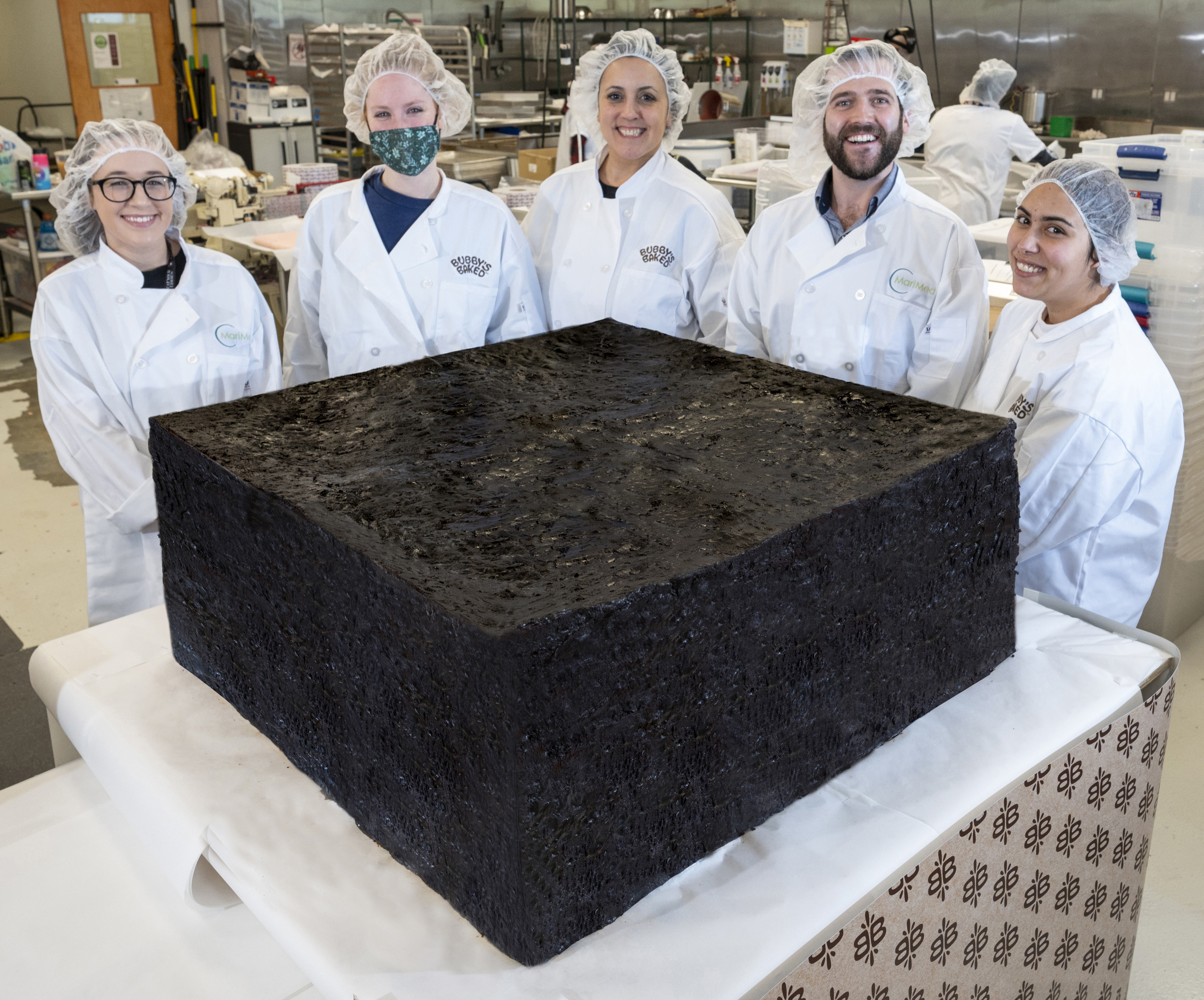 MariMed Bakes World's Largest Cannabis Infused Brownie to Celebrate Launch of Bubby's Baked Brand 