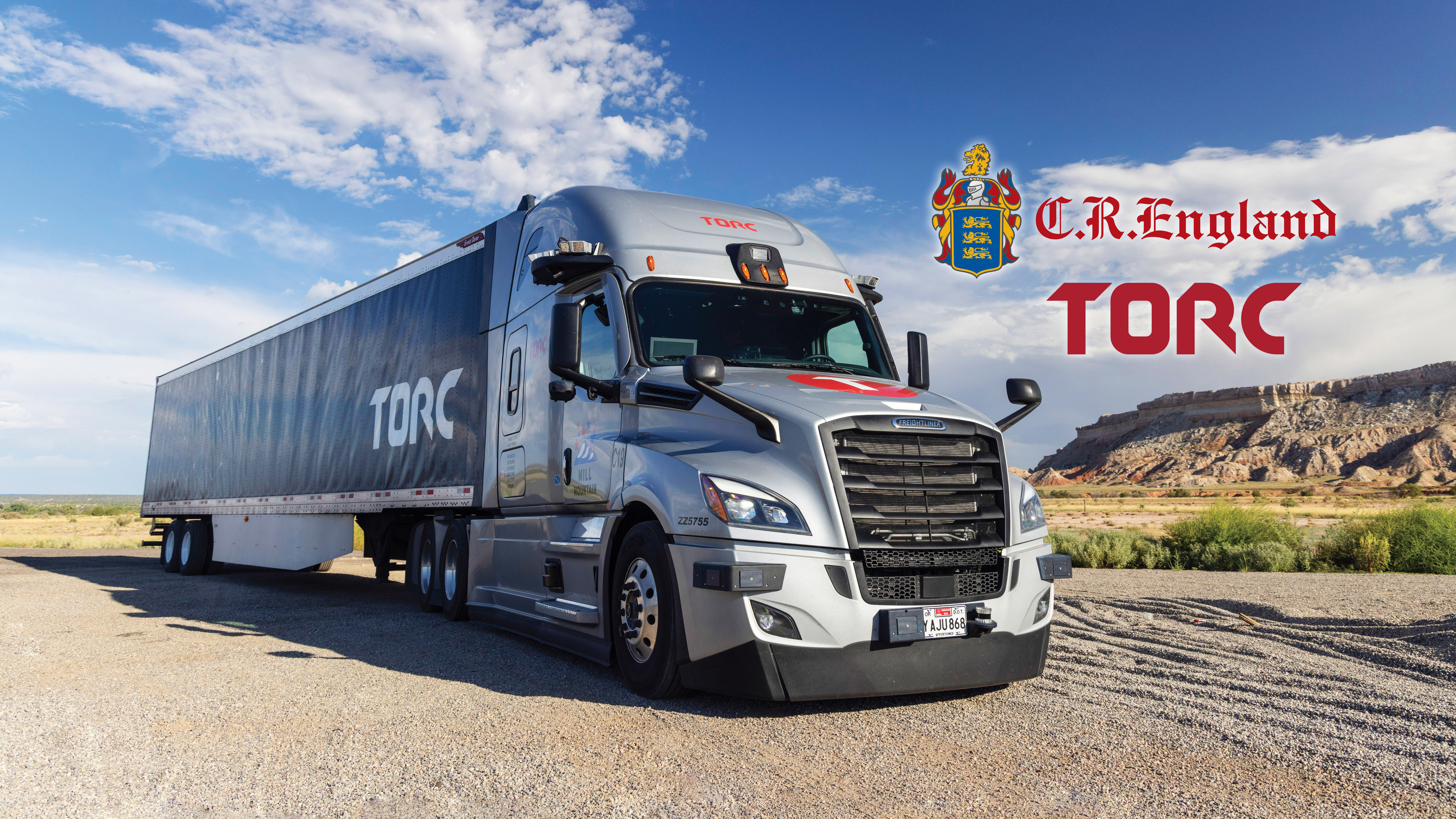 Torc Robotics Partners with C.R. England on Level 4 Autonomy Pilot