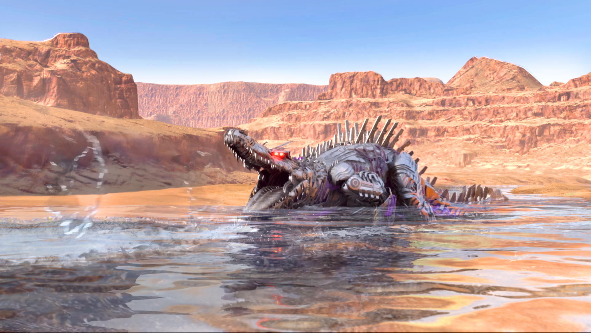 Armorsaurs Series - Chrome alien being