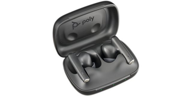 Part of the recently announced Poly Voyager Free 60 Series line-up of pro-grade wireless earbuds, HP is introducing an entry-level model designed for mobile devices with a standard charge case – the Poly Voyager Free 60.