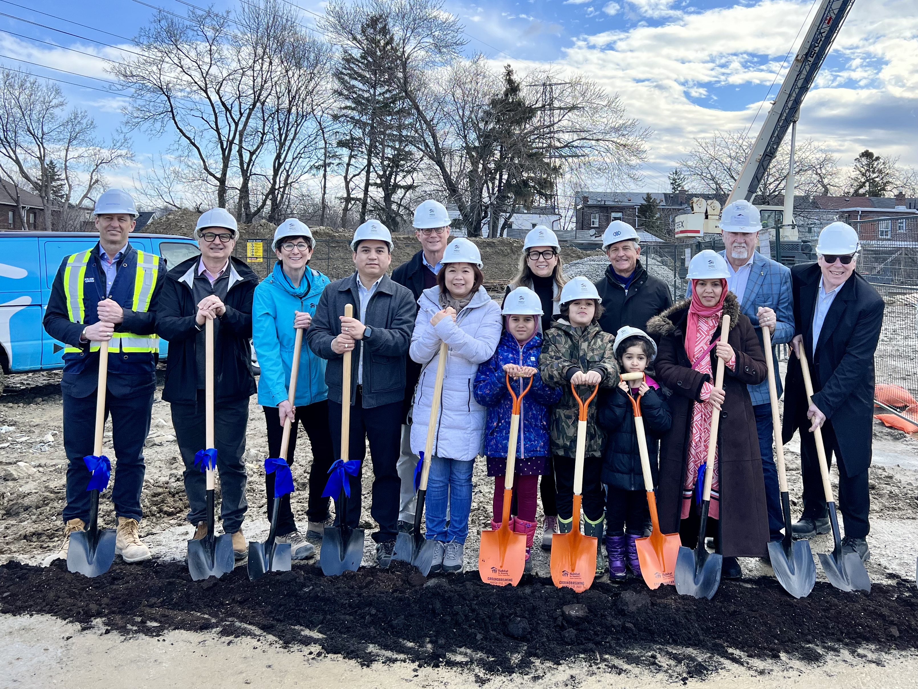 Habitat GTA Groundbreaking at 423 Old Weston Rd