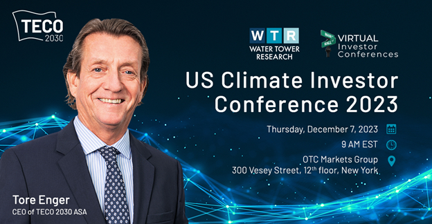 Tore Enger - US Climate Investor Conference