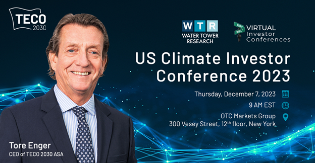 TECO 2030 to Present at the Hybrid US Climate Investor