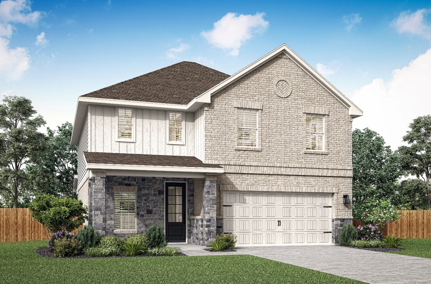 New construction homes with three to five bedrooms are now available at Hightop Ridge by LGI Homes. 