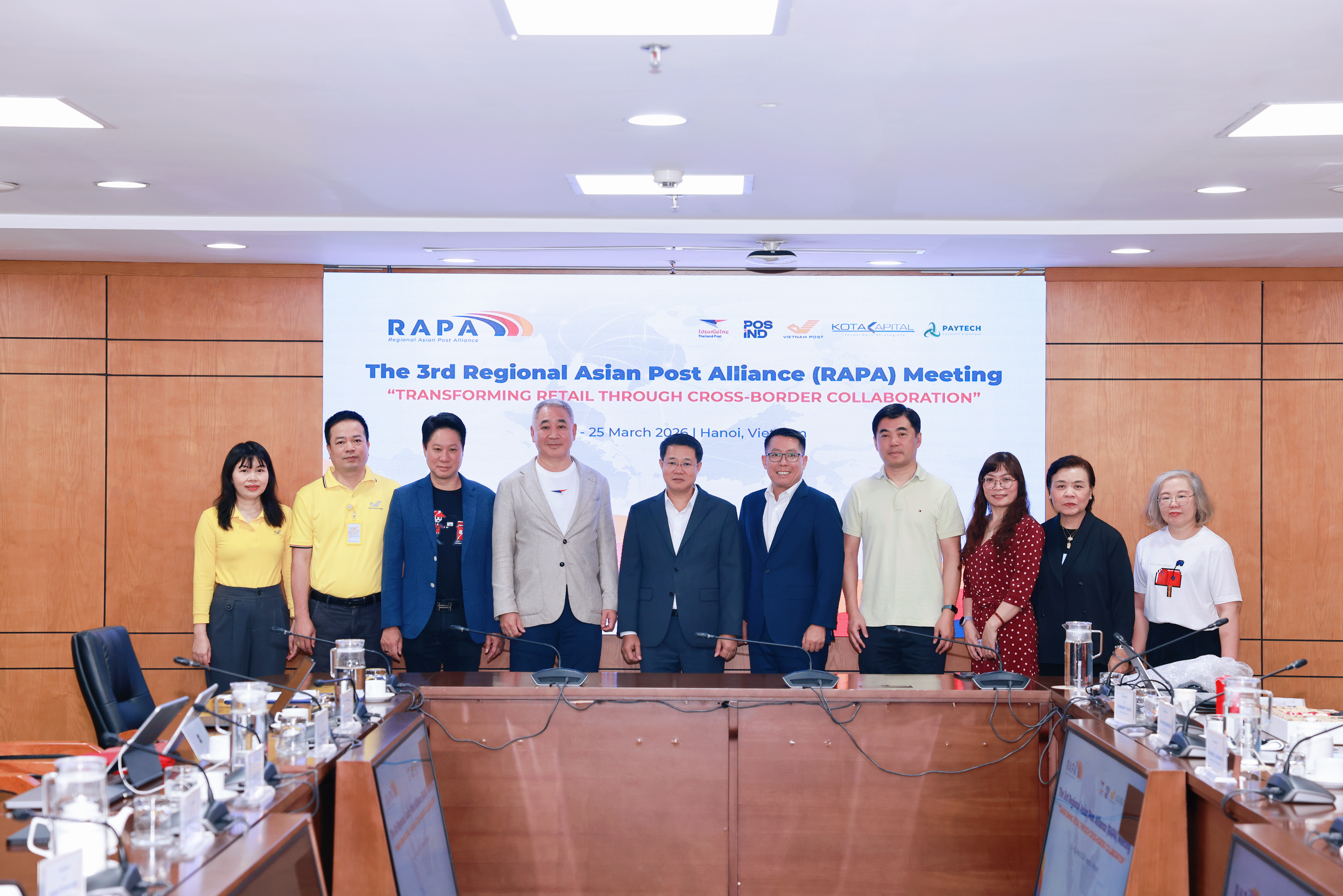 3rd Regional Asian Post Alliance (RAPA) Meeting Concludes in Hanoi, Focused on Cross-Border Retail Cooperation and Digital Innovation