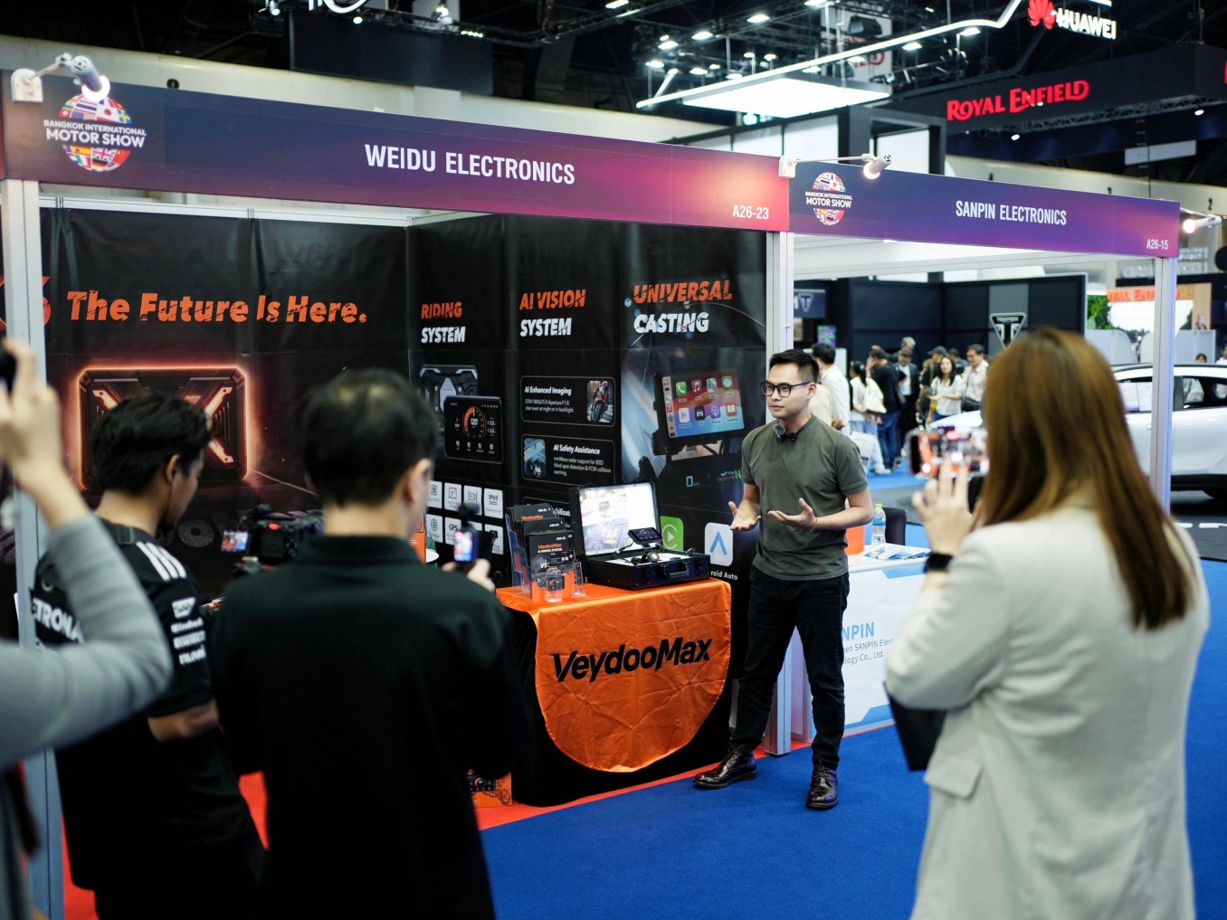 Showcasing Ride System and AI Safety Assistance in Bangkok