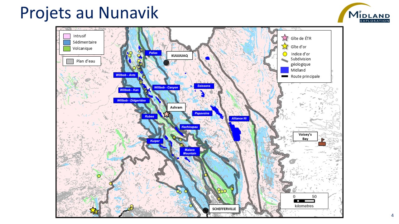 Figure 4 Projets au Nunavik