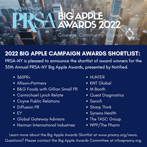 2022_PRSA-NY Big Apple AWards Shortlist