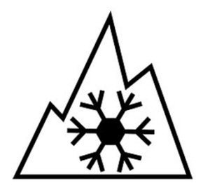 Les pneus d’hiver arborent sur leur flanc le pictogramme de la montagne aux trois sommets avec flocon de neige (aussi désigné le « symbole alpin »). L