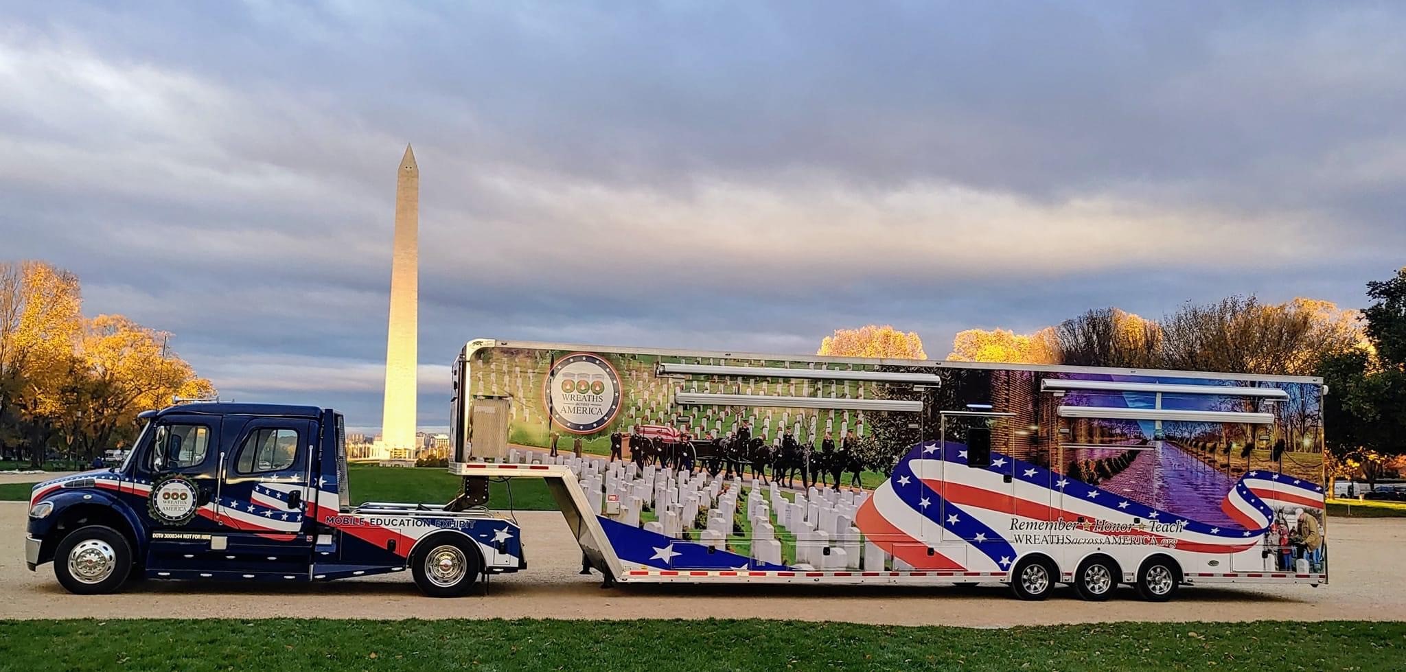 Wreaths Across America Mobile Education Exhibit Tour Honors Our Nation’s Veterans in Local Communities