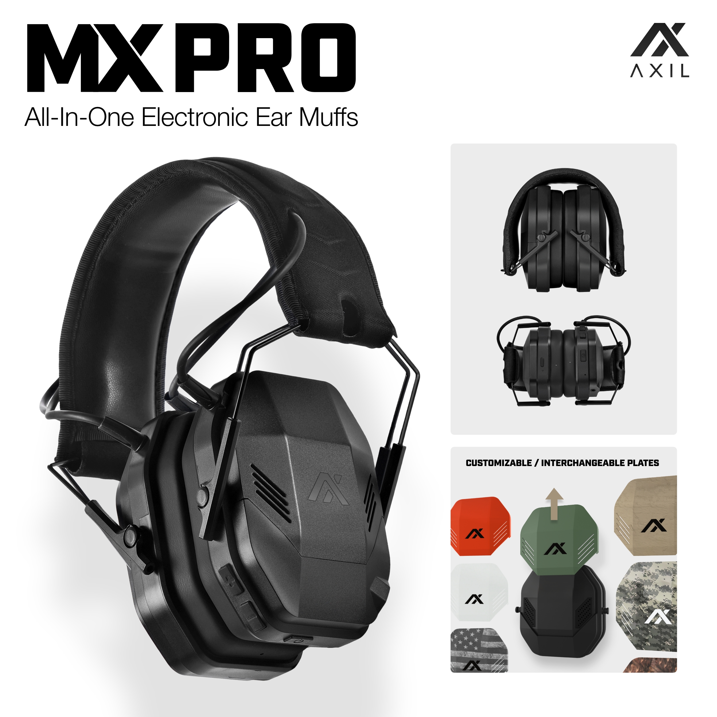 New Axil MX PRO All-in-One Electronic Ear Muffs