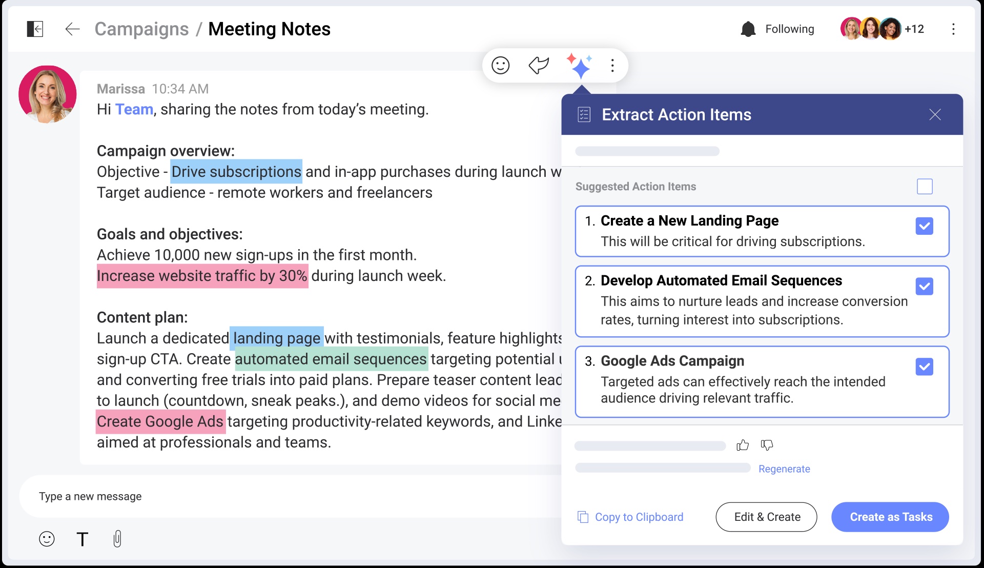 Slingshot AI Automates Action Items and Creates Tasks