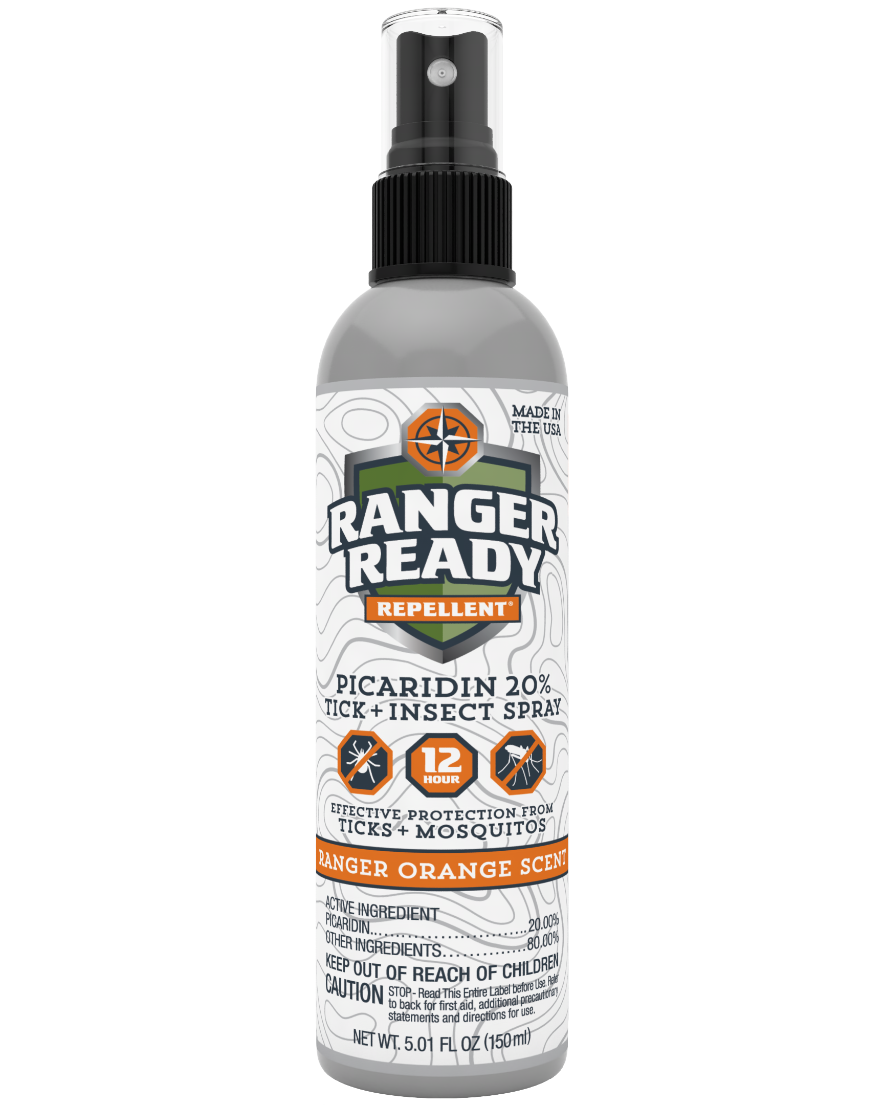 Ranger Orange scented Picaridin 20% pump spray by Ranger Ready Repellents