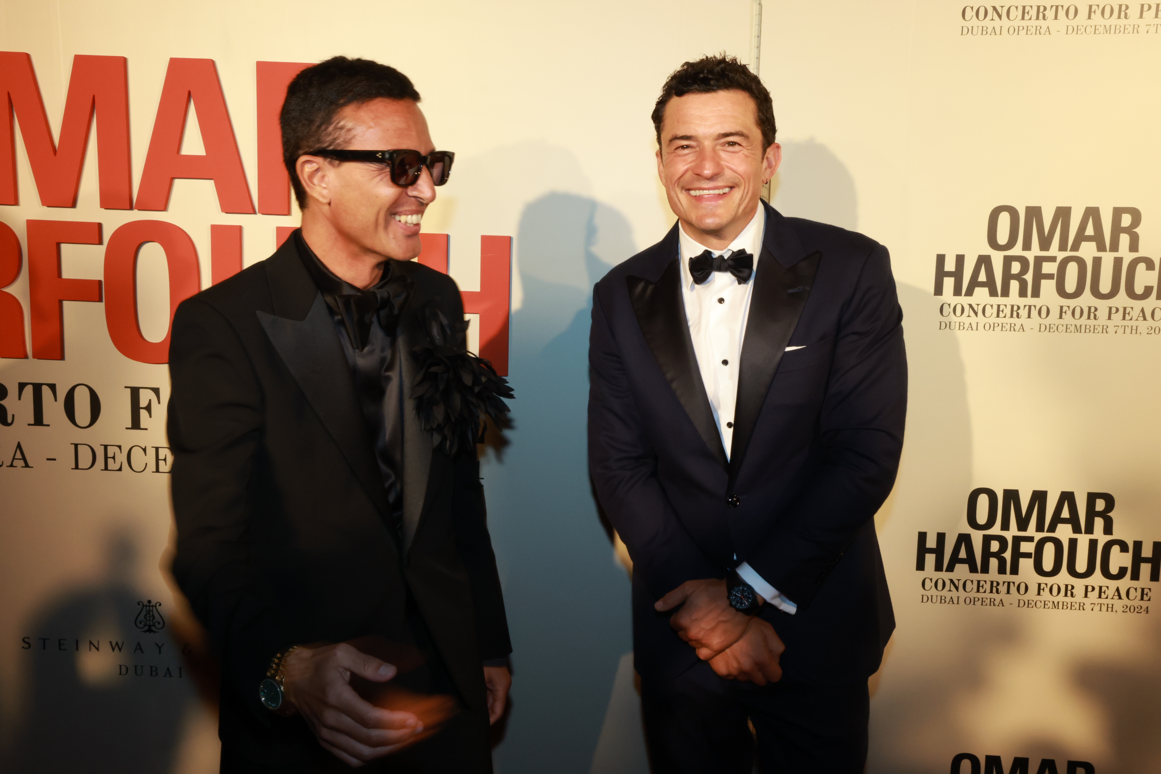 Omar Harfouch with Orlando Bloom