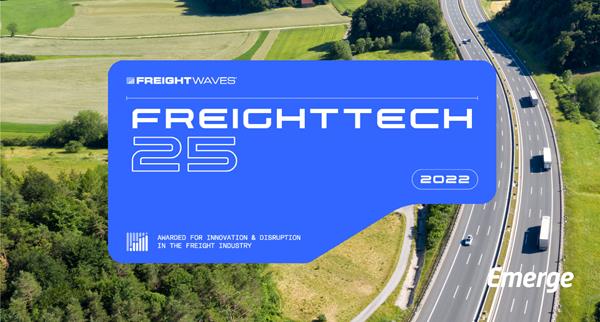 Emerge Ranks #8 in FreightWaves’ FreightTech 25 Awards