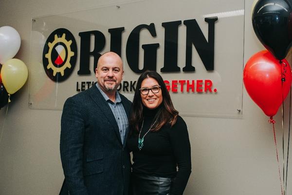 Paul Giles, Director, and Melissa Hardy-Giles, Owner, ORIGIN