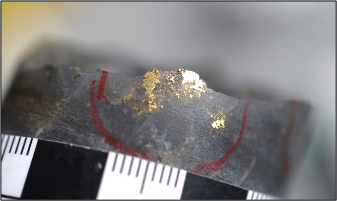 More Visible Gold in Drill Hole OB 24-347