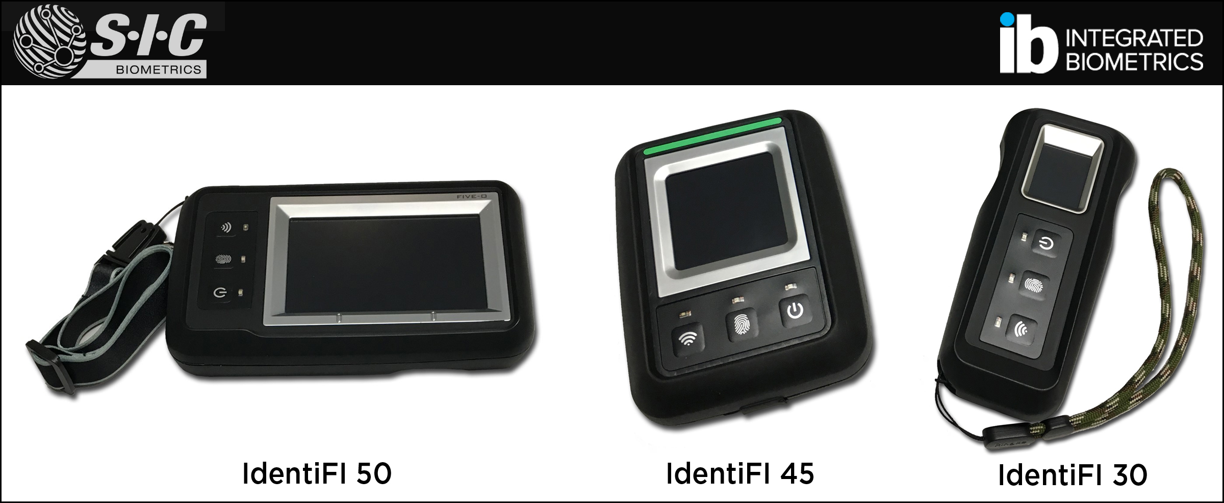 SIC Biometrics IdentiFi Product Line