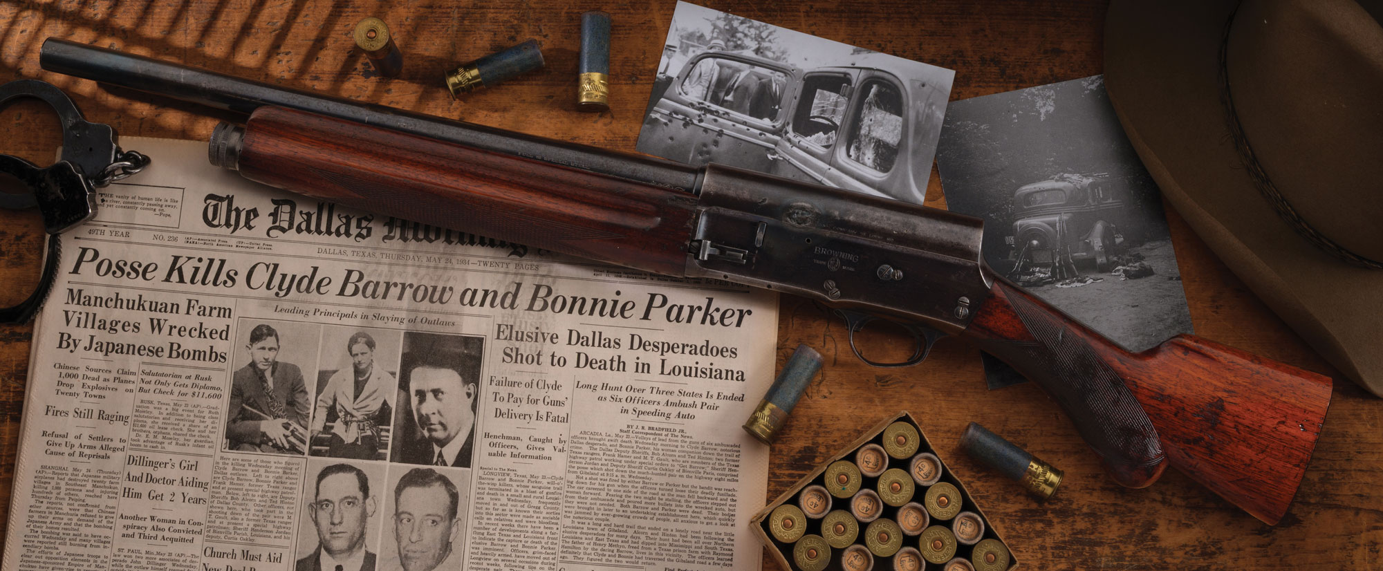 Bonnie & Clyde’s Shotgun Heads to Auction