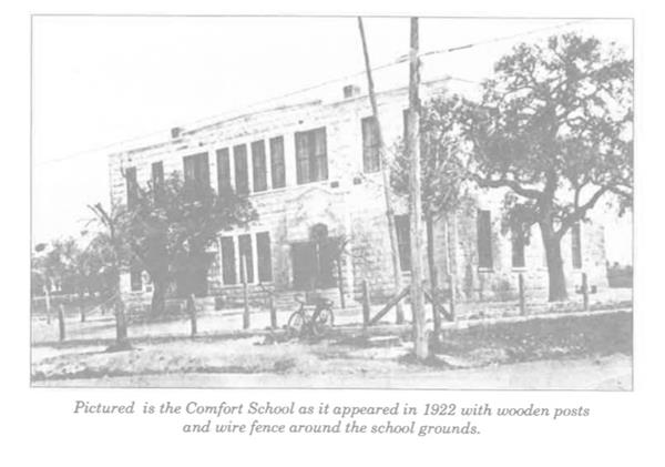 The Original Comfort School how it appeared in 1922