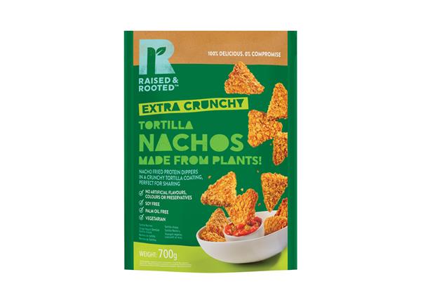 Raised & Rooted Extra Crunchy Tortilla Nachos 