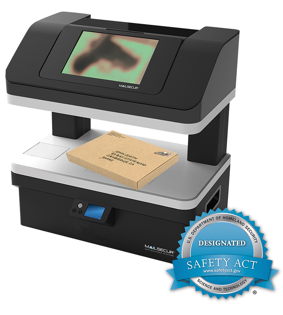 A photo of the MailSecur™ Scanner by RaySecur™.