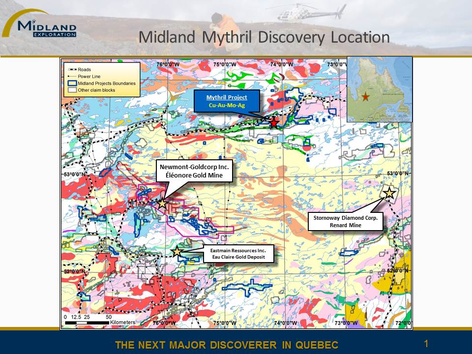 Figure 1 Mythril discovery location