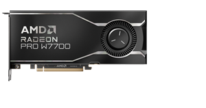 AMD Radeon™ PRO W7700 workstation graphics card