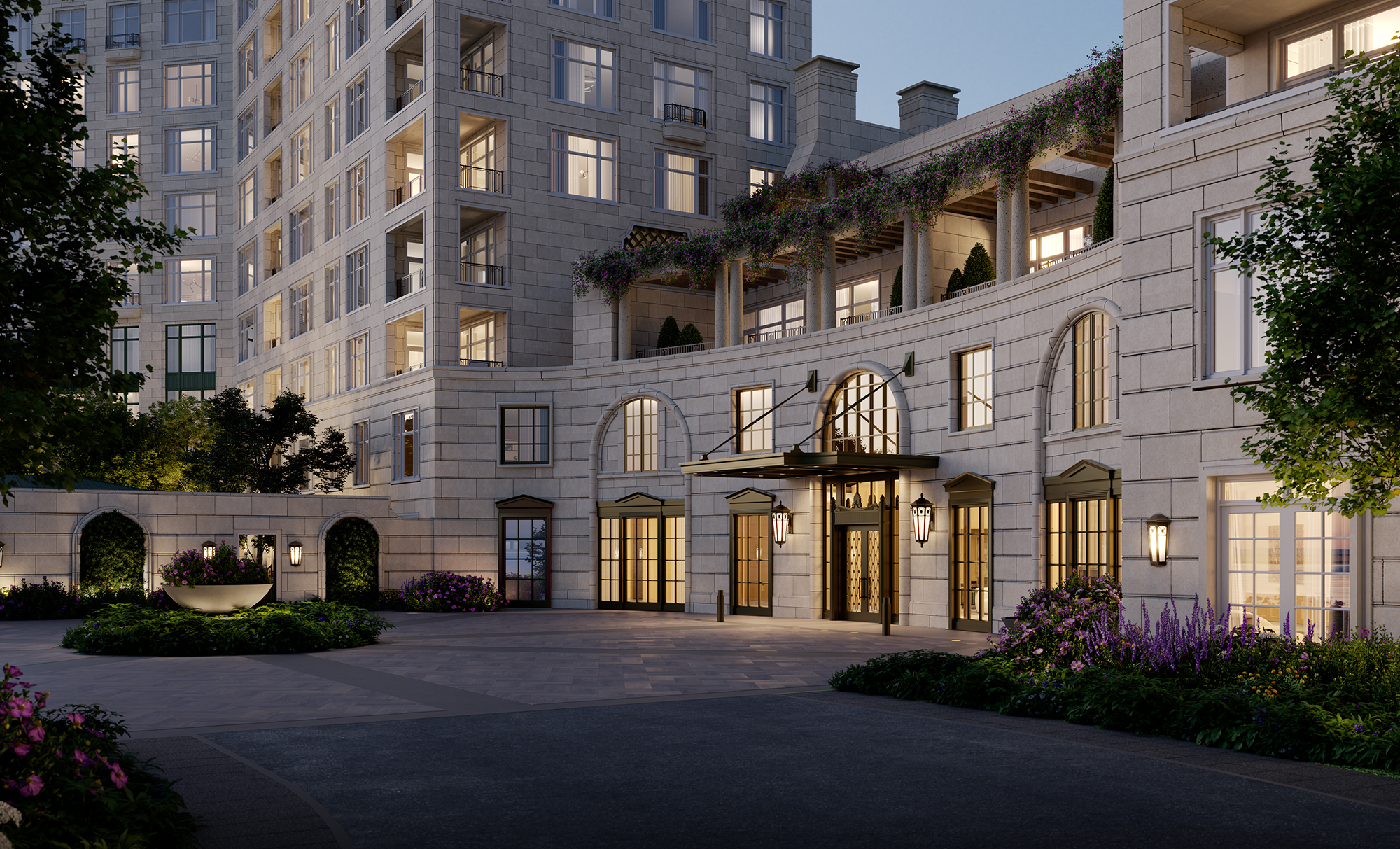 002_The Ritz-Carlton Residences, The Woodlands – Porte Cochère