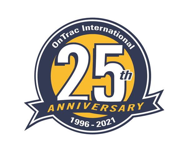 OnTrac International Anniversary Seal