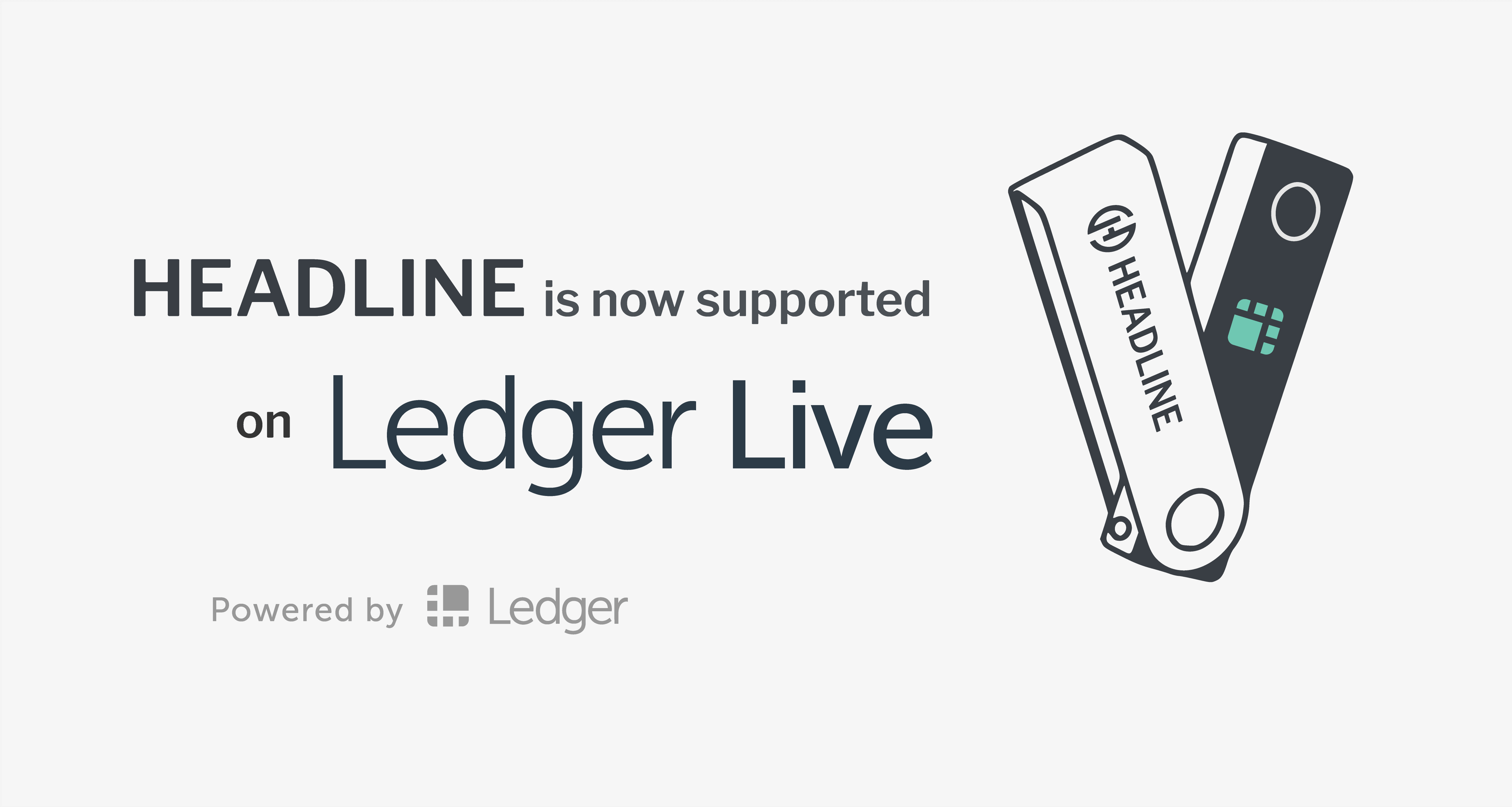 HEADLINE x Ledger