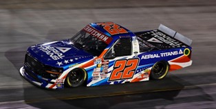 he #22 Aerial Titans Freedom Flyer Ford driven by Josh Reaume