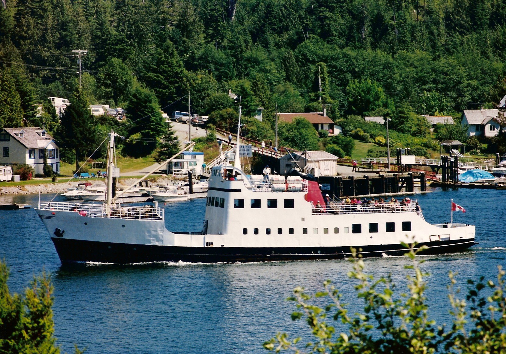 MV Frances Barkley ferry in Bamfield.