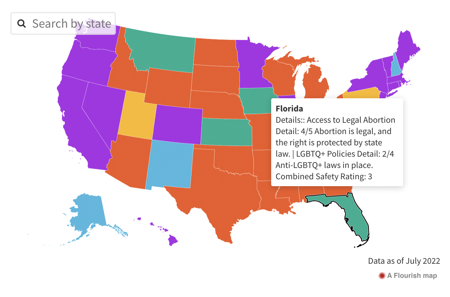 Interactive State Map