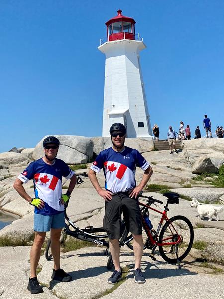 Kevin and Greg Thomas Navy Bike Ride