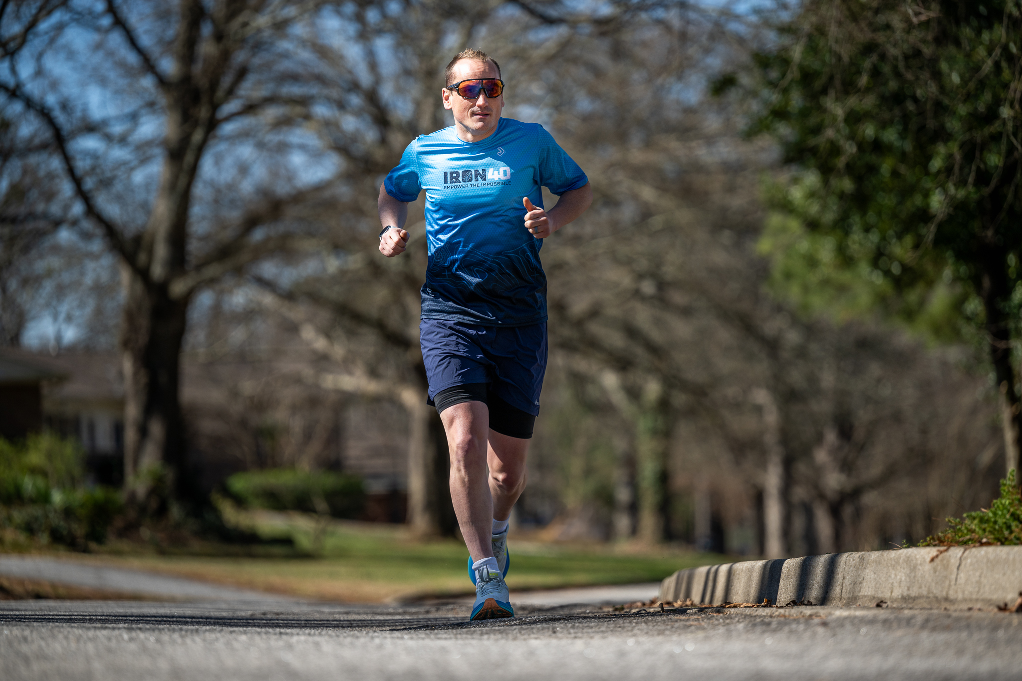 Matthew Weathers plans to complete four triathlons in four days to help student's attend Bob Jones University.