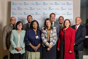 North Oaks Health System Board of Commissioners with CEOs of North Oaks, Children's Hospital New Orleans and LCMC Health