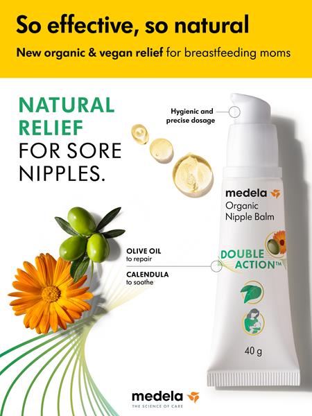 Medela launches Organic Nipple Balm to hydrate and soothe nipple soreness