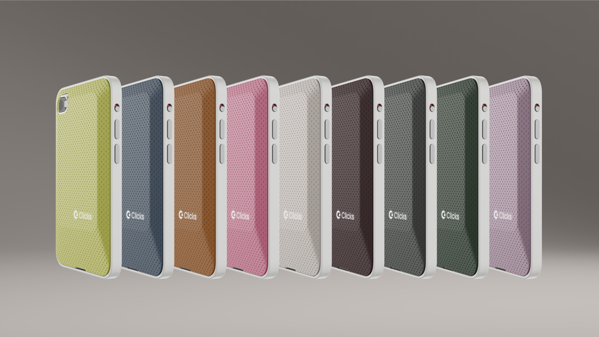 Interchangable Charging Covers with a strong magnet, wireless charging and NFC built-in. Available in lots of colors to bring your personality to Communicator.