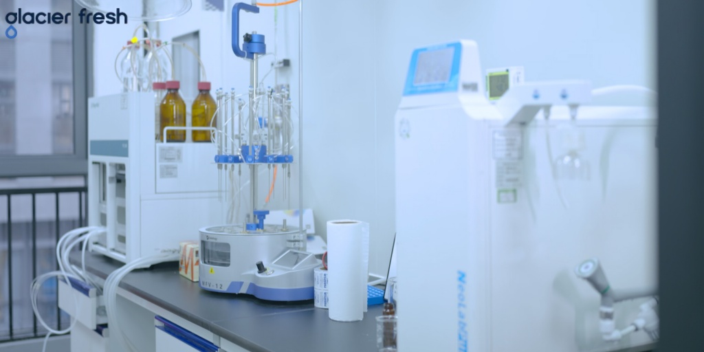 One of the testing equipments of Glacier Fresh laboratory
