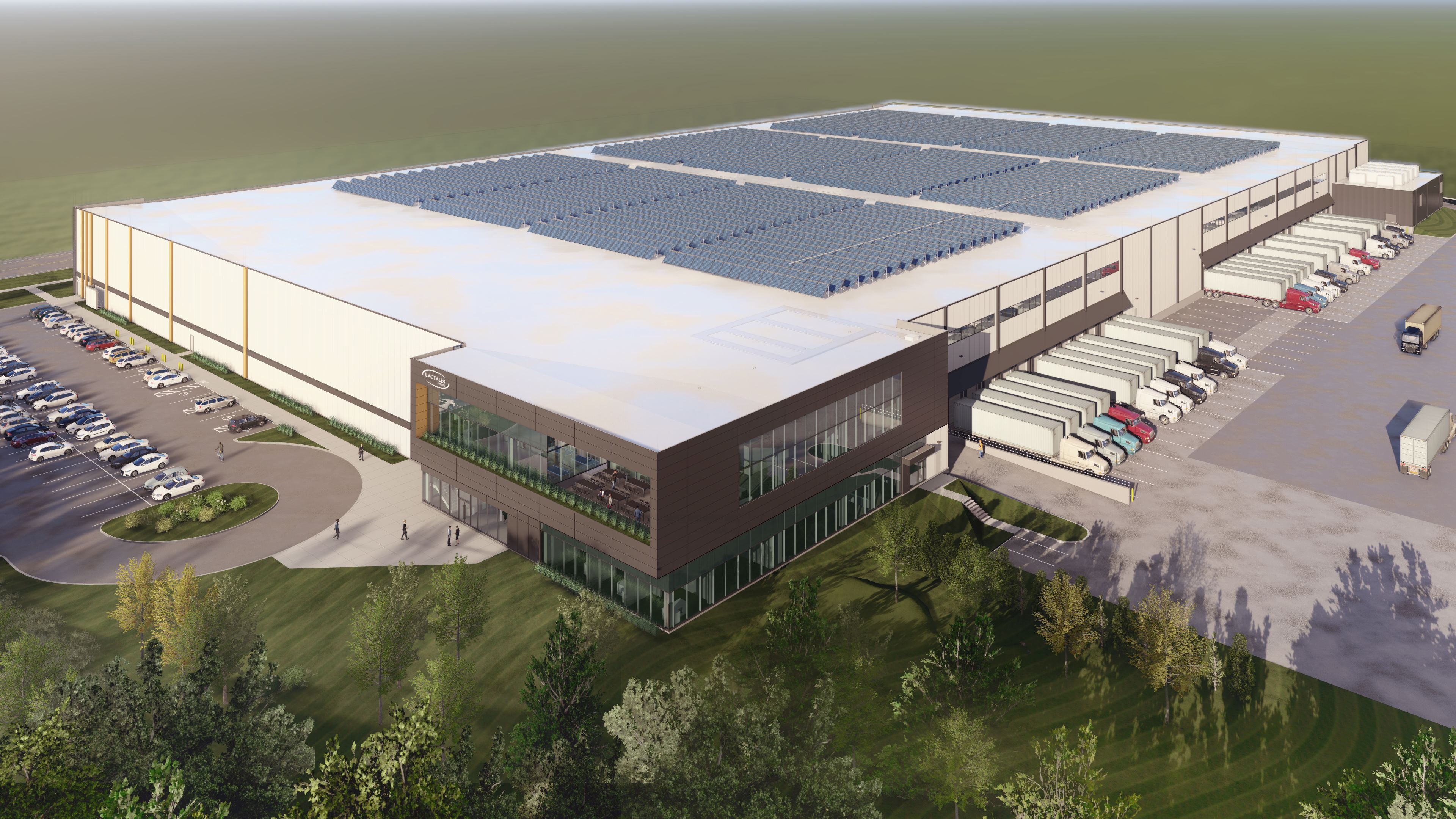 Lactalis Canada New Distribution Centre – Oshawa, Ontario (Rendering)