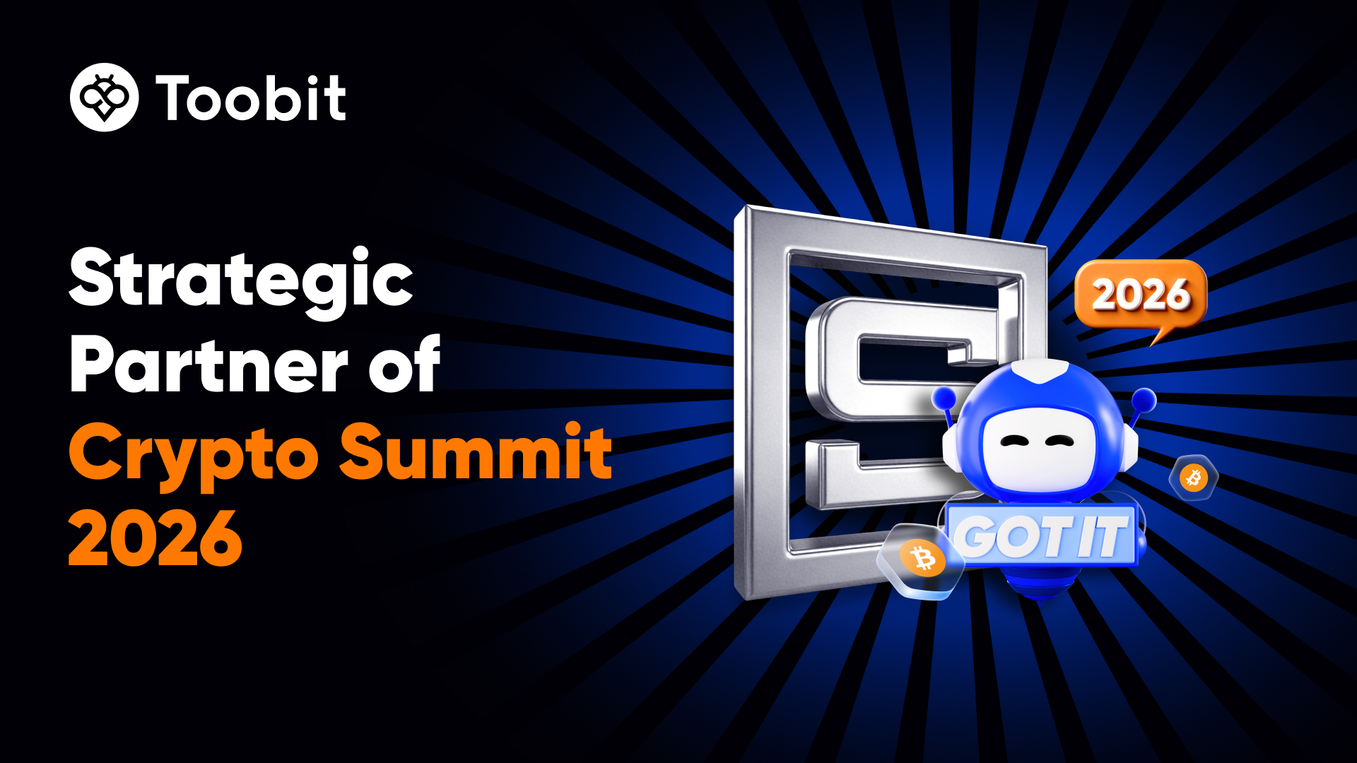 Toobit Joins Crypto Summit 2026 as Strategic Partner