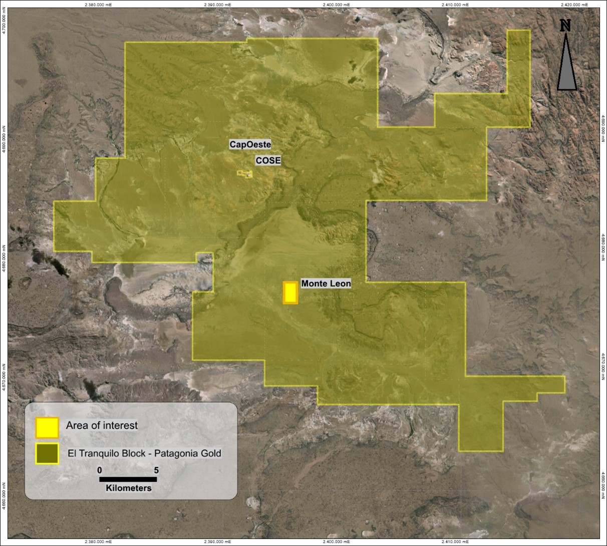 Patagonia Gold Enters Into Drilling Agreement at Monte Leon: Patagonia Gold Enters Into Drilling Agreement at Monte Leon